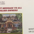 Residents of Montpelier recently received a post card in the mail from “GBLLC” or “GBrunett Developers” (hereinafter referred to as “GBLLC”) accusing the Montpelier HOA & ACCC of acting carelessly […]